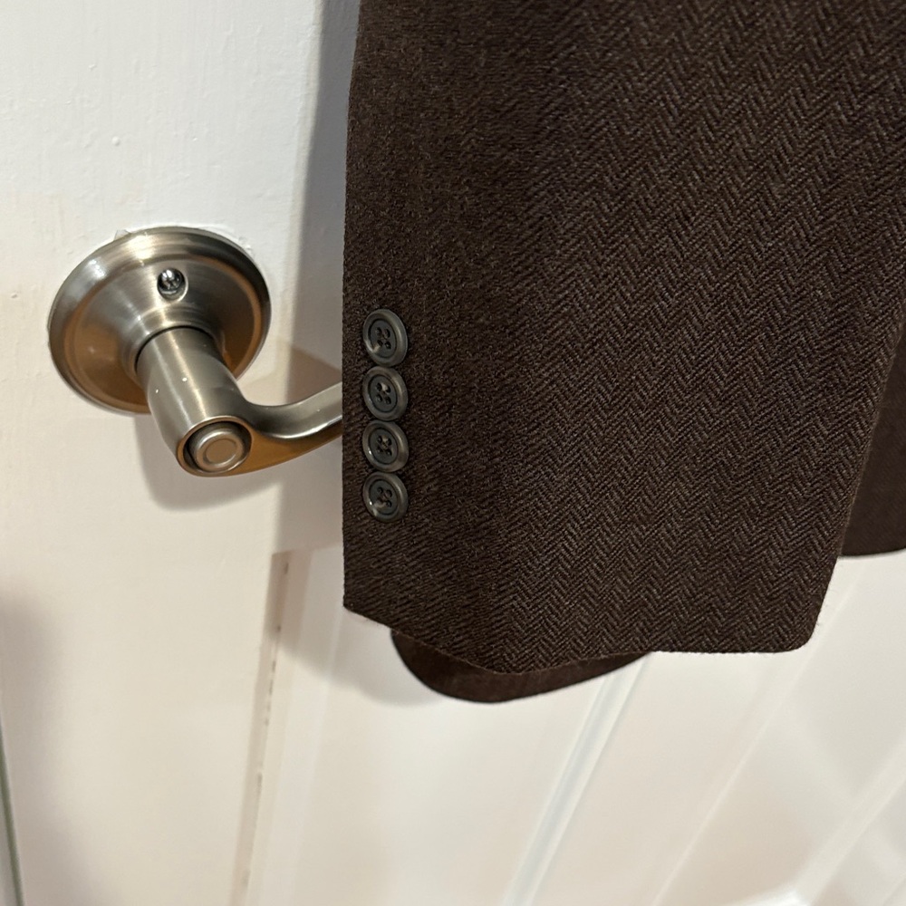 Jos. A. Bank Men's Brown Two-Button Sport Coat Blazer 48R - Picture 4 of 5
